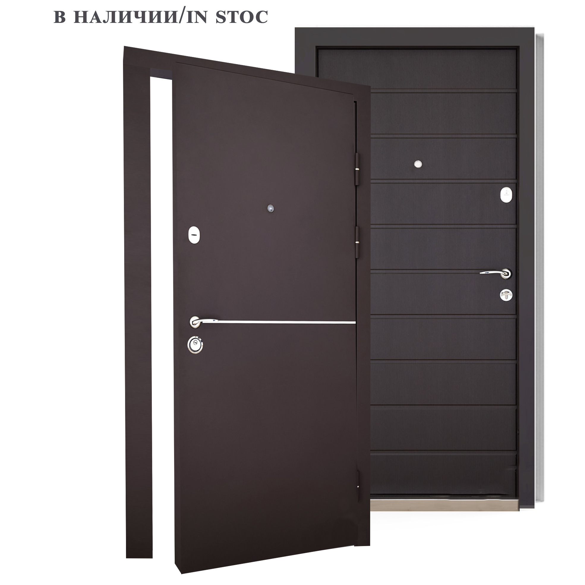 metalică Defender 76 cafenie - Uși Chișinău