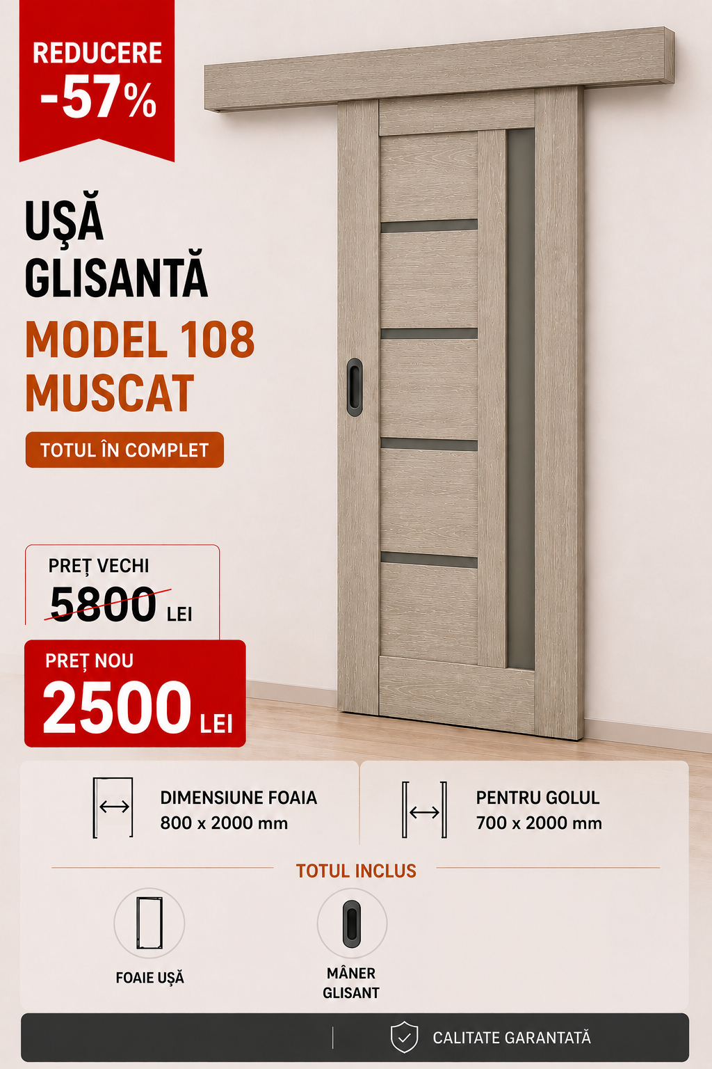 108 muscat  glisanta - Uși Chișinău