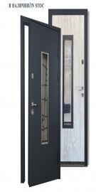 metalică Solid Glass - Uși Chișinău